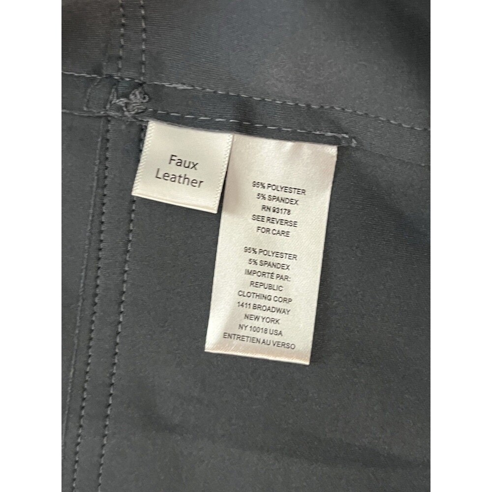 TRUTH BY REPUBLIC BLUE TRENCH COAT LUXURIOUS SOFT ULTRA SUEDE Sz Small - Picture 10 of 10